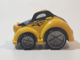 2003 Maisto Hasbro Lil' Chuck Hot Rod Coupe Black and Yellow Die Cast Toy Car Vehicle