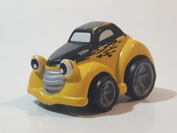 2003 Maisto Hasbro Lil' Chuck Hot Rod Coupe Black and Yellow Die Cast Toy Car Vehicle