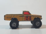 1983 Matchbox Superfast Open Back Truck 4x4 #24 Yellow Die Cast Toy Car Vehicle Made in Thailand