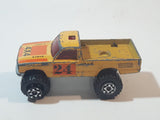 1983 Matchbox Superfast Open Back Truck 4x4 #24 Yellow Die Cast Toy Car Vehicle Made in Thailand