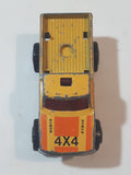 1983 Matchbox Superfast Open Back Truck 4x4 #24 Yellow Die Cast Toy Car Vehicle Made in Thailand