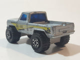 1982 Matchbox 4x4 Mini Pick Up Truck Big Foot #26 Silver Die Cast Toy Car Vehicle