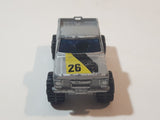 1982 Matchbox 4x4 Mini Pick Up Truck Big Foot #26 Silver Die Cast Toy Car Vehicle