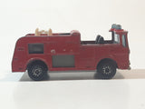 Vintage 1981 Lesney Code Red Snorkel Fire Truck Red Die Cast Toy Car Vehicle Made in England