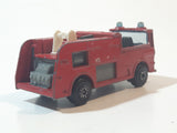 Vintage 1981 Lesney Code Red Snorkel Fire Truck Red Die Cast Toy Car Vehicle Made in England