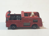 Vintage 1981 Lesney Code Red Snorkel Fire Truck Red Die Cast Toy Car Vehicle Made in England