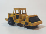 Majorette No. 226 Steam Roller Yellow Die Cast Toy Car Road Construction Equipment Vehicle