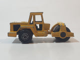 Majorette No. 226 Steam Roller Yellow Die Cast Toy Car Road Construction Equipment Vehicle
