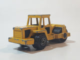 Majorette No. 226 Steam Roller Yellow Die Cast Toy Car Road Construction Equipment Vehicle