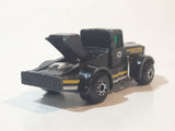 1983 Matchbox Kenworth Semi Truck Bandag Bandit Black Die Cast Toy Car Vehicle Made in Macau