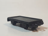 Vintage 1978 Lesney Matchbox Train Flat Car Black Die Cast Toy Car Railway Railroad Vehicle