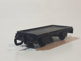 Vintage 1978 Lesney Matchbox Train Flat Car Black Die Cast Toy Car Railway Railroad Vehicle