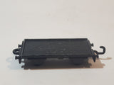 Vintage 1978 Lesney Matchbox Train Flat Car Black Die Cast Toy Car Railway Railroad Vehicle