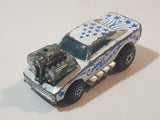 Vintage 1972 Lesney Products Matchbox Superfast No. 26 Cosmic Blues White Die Cast Toy Car Vehicle