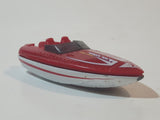 2001 Matchbox Sun Chasers Tower Boat Unit 26 Red and White Die Cast Toy Vehicle