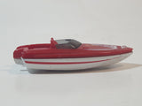 2001 Matchbox Sun Chasers Tower Boat Unit 26 Red and White Die Cast Toy Vehicle