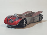 2008 Hot Wheels Motoblade Dark Red Plastic Toy Car Vehicle McDonald's Happy Meal with Crash Sound - Dead Battery