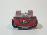 2008 Hot Wheels Motoblade Dark Red Plastic Toy Car Vehicle McDonald's Happy Meal with Crash Sound - Dead Battery