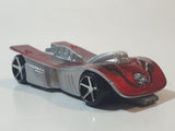 2008 Hot Wheels Motoblade Dark Red Plastic Toy Car Vehicle McDonald's Happy Meal with Crash Sound - Dead Battery
