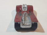 2008 Hot Wheels Motoblade Dark Red Plastic Toy Car Vehicle McDonald's Happy Meal with Crash Sound - Dead Battery