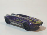 2007 Hot Wheels Code Car Whip Creamer II Purple Die Cast Toy Car Vehicle