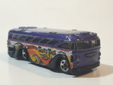 2006 Hot Wheels Urban Surfin' School Bus Purple Die Cast Toy Car Vehicle