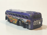 2006 Hot Wheels Urban Surfin' School Bus Purple Die Cast Toy Car Vehicle