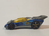 2007 Hot Wheels Track Stars Flathead Fury Blue Die Cast Toy Car Vehicle