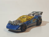 2007 Hot Wheels Track Stars Flathead Fury Blue Die Cast Toy Car Vehicle