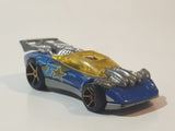 2007 Hot Wheels Track Stars Flathead Fury Blue Die Cast Toy Car Vehicle