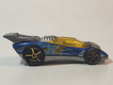 2007 Hot Wheels Track Stars Flathead Fury Blue Die Cast Toy Car Vehicle