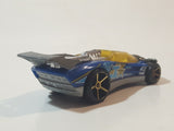 2007 Hot Wheels Track Stars Flathead Fury Blue Die Cast Toy Car Vehicle