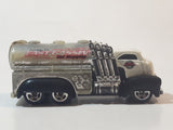 2009 Hot Wheels Fast Gassin Fuel Truck White with Chrome Tank Die Cast Toy Car Vehicle