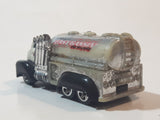 2009 Hot Wheels Fast Gassin Fuel Truck White with Chrome Tank Die Cast Toy Car Vehicle