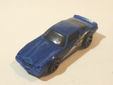 2006 Hot Wheels Terrordactyl Chevrolet Camaro Z28 Blue Die Cast Toy Muscle Car Vehicle