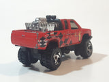 1997 Hot Wheels Racing World Nissan Hardbody Truck Red Die Cast Toy Car Vehicle