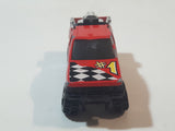 1997 Hot Wheels Racing World Nissan Hardbody Truck Red Die Cast Toy Car Vehicle