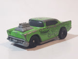 1993 McDonald's Hot Wheels Tattoo Machine Alligator '57 Chevy Lime Green Die Cast Toy Muscle Car Vehicle
