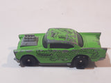 1993 McDonald's Hot Wheels Tattoo Machine Alligator '57 Chevy Lime Green Die Cast Toy Muscle Car Vehicle