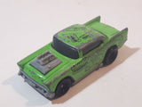 1993 McDonald's Hot Wheels Tattoo Machine Alligator '57 Chevy Lime Green Die Cast Toy Muscle Car Vehicle