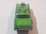 1993 McDonald's Hot Wheels Tattoo Machine Alligator '57 Chevy Lime Green Die Cast Toy Muscle Car Vehicle