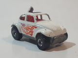 1987 Hot Wheels Baja Bug Volkswagen VW Beetle White Die Cast Toy Car Vehicle