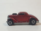 1983 Hot Wheels Neet Streeter Metallic Dark Red Die Cast Toy Car Vehicle