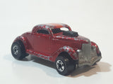 1983 Hot Wheels Neet Streeter Metallic Dark Red Die Cast Toy Car Vehicle