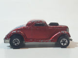 1983 Hot Wheels Neet Streeter Metallic Dark Red Die Cast Toy Car Vehicle