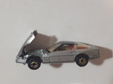 1983 Hot Wheels Hot Ones '80's Corvette Metalflake Silver Die Cast Toy Car Vehicle with Opening Hood Made in Hong Kong