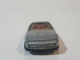 1983 Hot Wheels Hot Ones '80's Corvette Metalflake Silver Die Cast Toy Car Vehicle with Opening Hood Made in Hong Kong