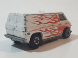 Vintage 1980 Hot Wheels '70's Van Super Van Enamel White Die Cast Toy Car Vehicle