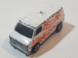 Vintage 1980 Hot Wheels '70's Van Super Van Enamel White Die Cast Toy Car Vehicle