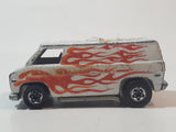 Vintage 1980 Hot Wheels '70's Van Super Van Enamel White Die Cast Toy Car Vehicle